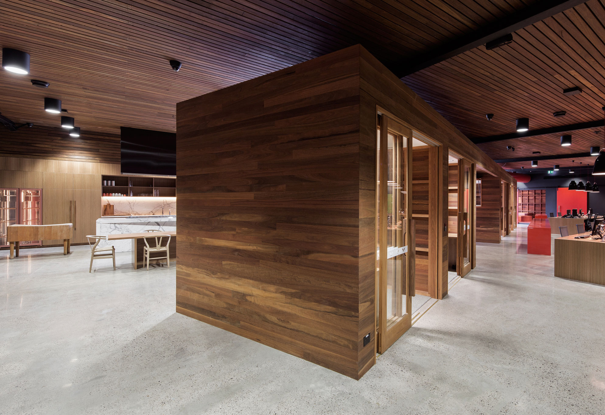 Vic’s Meat office and showroom End of Work End of Work